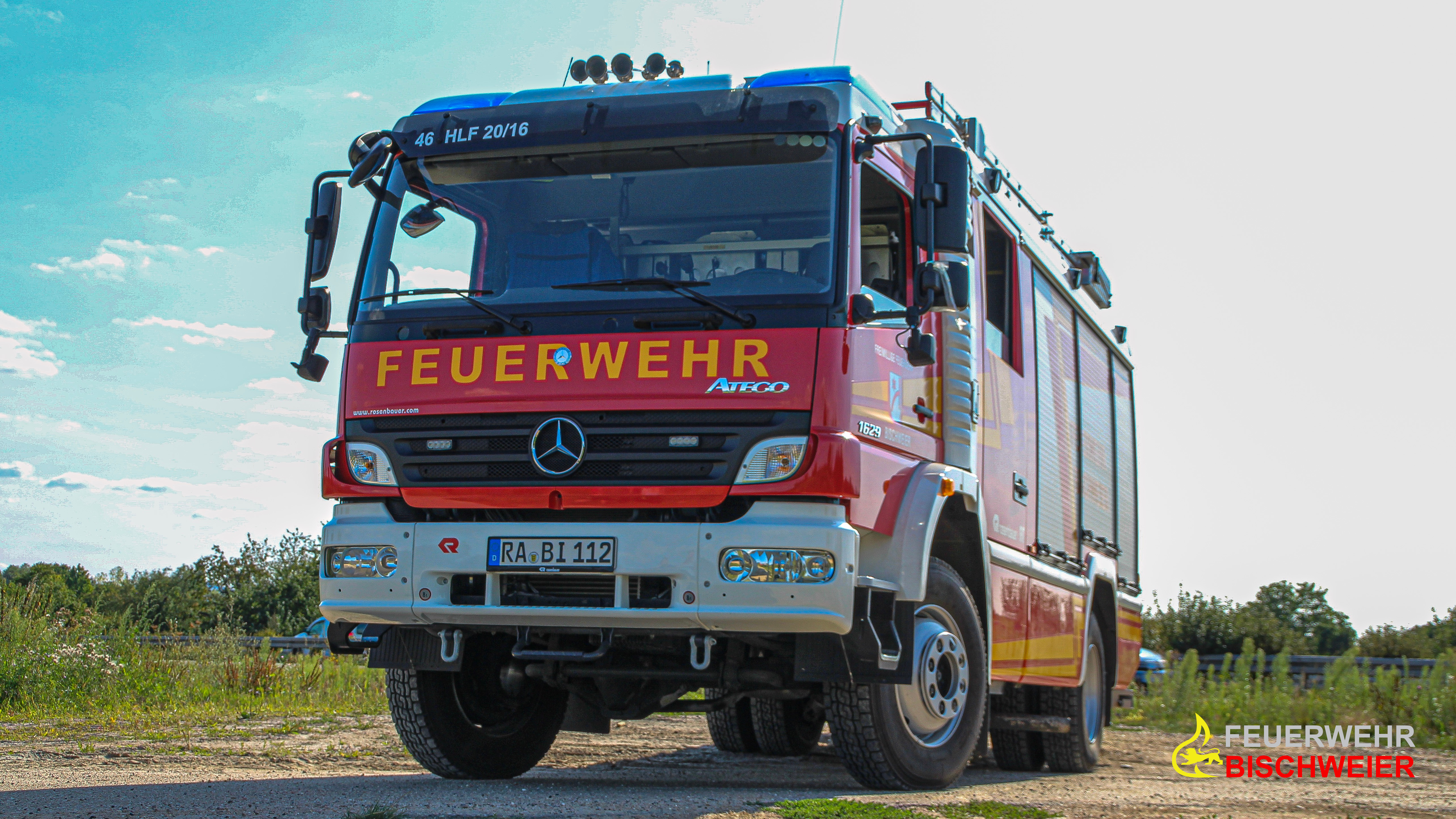 Hilfeleistungslöschgruppenfahrzeug (HLF) © Feuerwehr Bischweier